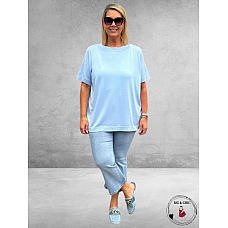 KAFFE CURVE Trui Lizzy Boatneck Windsurfer